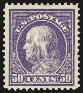 Sale 992, Lot 2470, 1912-14 Washington-Franklin Issue (Scott 405-423)