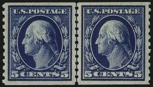 Sale 992, Lot 2481, 1913-15 Washington-Franklin Issues (Scott 424-460)