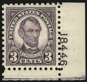 Sale 992, Lot 2544, 1922-29 and Later Issues (Scott 574 onwards)
