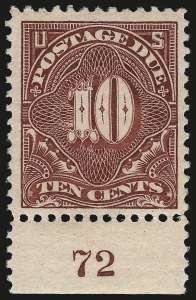 Sale 992, Lot 2608, Postage Due (J)