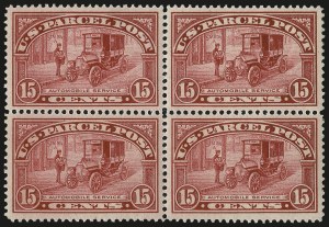 Sale 992, Lot 2664, Parcel Post, Carriers (Q, JQ, LO, L)