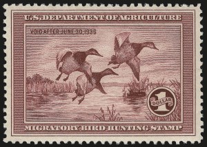 Sale Number 992, Lot Number 2696, Hunting Permits, Treasury Savings