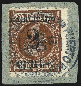 Sale 992, Lot 2703, The Dr. Yamil H. Kouri Collection of Cuba Puerto Principe Issues (First Printing)