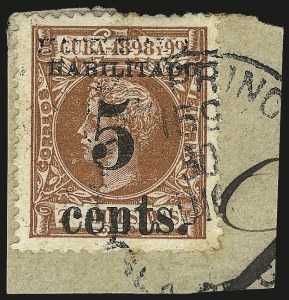 Sale 992, Lot 2709, The Dr. Yamil H. Kouri Collection of Cuba Puerto Principe Issues (First Printing)