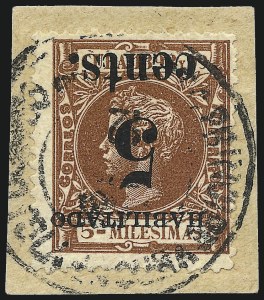 Sale 992, Lot 2721, The Dr. Yamil H. Kouri Collection of Cuba Puerto Principe Issues (Second Printing)