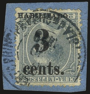 Sale 992, Lot 2748, The Dr. Yamil H. Kouri Collection of Cuba Puerto Principe Issues (Fifth Printing, Balance)