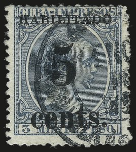 Sale 992, Lot 2752, The Dr. Yamil H. Kouri Collection of Cuba Puerto Principe Issues (Fifth Printing, Balance)