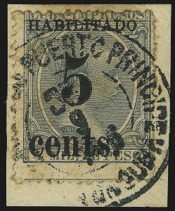 Sale 992, Lot 2756, The Dr. Yamil H. Kouri Collection of Cuba Puerto Principe Issues (Fifth Printing, Balance)