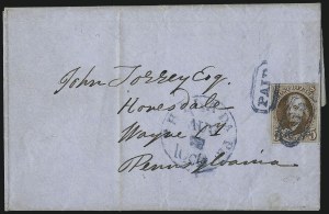 Sale 993, Lot 107, 5c 1847 Issue - Orange Brown