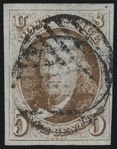 Sale 993, Lot 110, 5c 1847 Issue - Brown Orange