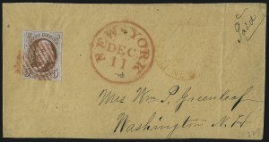 Sale 993, Lot 117, 5c 1847 Issue - Brown Orange