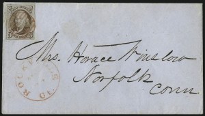 Sale 993, Lot 125, 5c 1847 Issue - Double Transfers