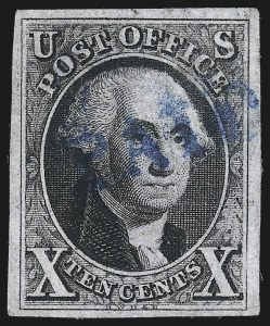 Sale 993, Lot 165, 10c 1847 Issue