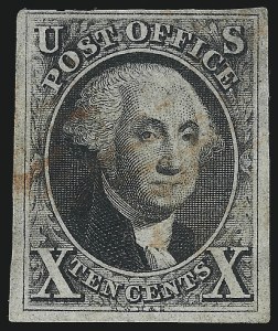Sale 993, Lot 167, 10c 1847 Issue