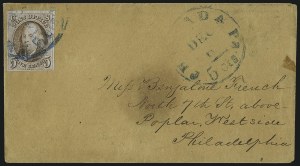 Sale 993, Lot 179, 5c 1847 Issue Covers