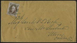Sale 993, Lot 182, 5c 1847 Issue Covers