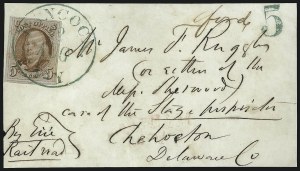 Sale 993, Lot 183, 5c 1847 Issue Covers