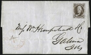 Sale 993, Lot 185, 5c 1847 Issue Covers