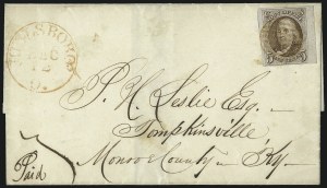 Sale 993, Lot 186, 5c 1847 Issue Covers