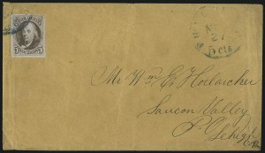 Sale 993, Lot 187, 5c 1847 Issue Covers