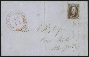 Sale 993, Lot 189, 5c 1847 Issue Covers