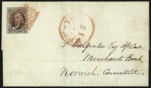 Sale 993, Lot 207, 5c 1847 Issue Covers