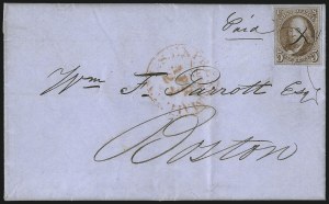 Sale 993, Lot 208, 5c 1847 Issue Covers