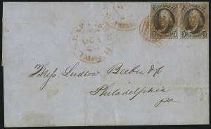 Sale 993, Lot 215, 5c 1847 Issue Covers