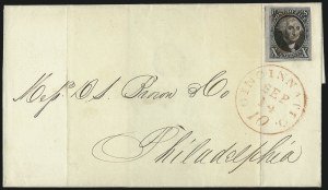Sale 993, Lot 221, 10c 1847 Issue Covers