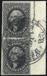 Sale 993, Lot 262, 1851-56 Issue Off Cover (12c)