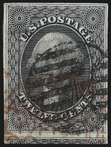 Sale 993, Lot 265, 1851-56 Issue Off Cover (12c)
