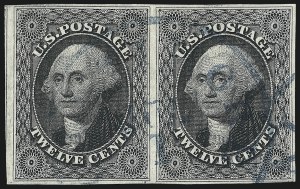Sale 993, Lot 271, 1851-56 Issue Off Cover (12c)