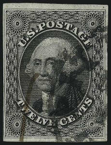 Sale 993, Lot 280, 1851-56 Issue Off Cover (12c)