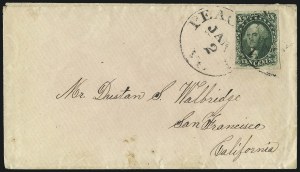Sale 993, Lot 284, 10c 1855 Issue On Cover