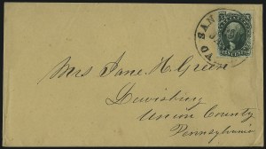 Sale 993, Lot 289, 10c 1855 Issue On Cover