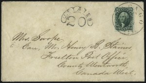 Sale 993, Lot 300, 10c 1855 Issue On Cover