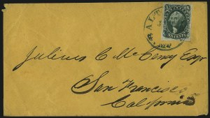 Sale 993, Lot 303, 10c 1855 Issue On Cover