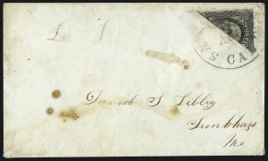 Sale 993, Lot 309, 12c 1851 Issue On Cover
