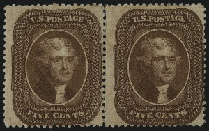 Sale 993, Lot 320, 5c 1857-60 Issue Off Cover