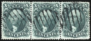 Sale 993, Lot 325, 10c 1857-60 Issue Off Cover