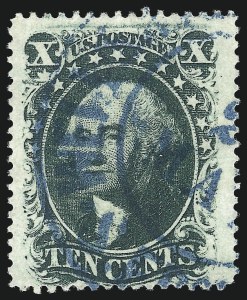 Sale 993, Lot 338, 10c 1857-60 Issue Off Cover