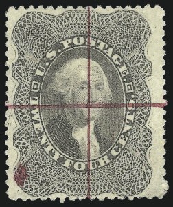 Sale 993, Lot 344, 12c-90c 1857-60 Issue Off Cover