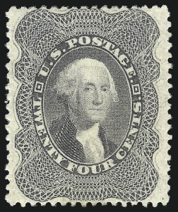 Sale 993, Lot 346, 12c-90c 1857-60 Issue Off Cover