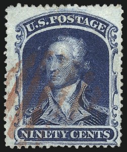 Sale 993, Lot 357, 12c-90c 1857-60 Issue Off Cover