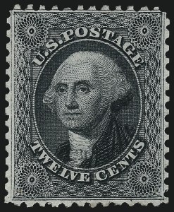 Sale 993, Lot 362, 12c-90c 1857-60 Issue Off Cover