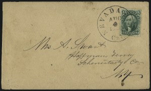 Sale 993, Lot 370, 10c 1857-60 Issue On Cover