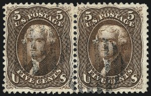 Sale 993, Lot 405, 1861-66 Issue Off Cover