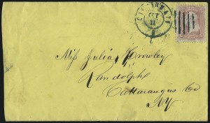 Sale 993, Lot 417, 1861-66 Issue On Cover (Scott 63-65)