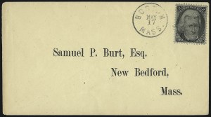 Sale 993, Lot 446, 1861-66 Issue On Cover (Scott 63-65)