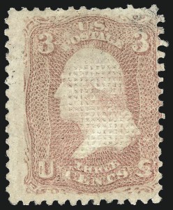Sale 993, Lot 451, 1867-68 Grilled Issue (A thru D Grills)